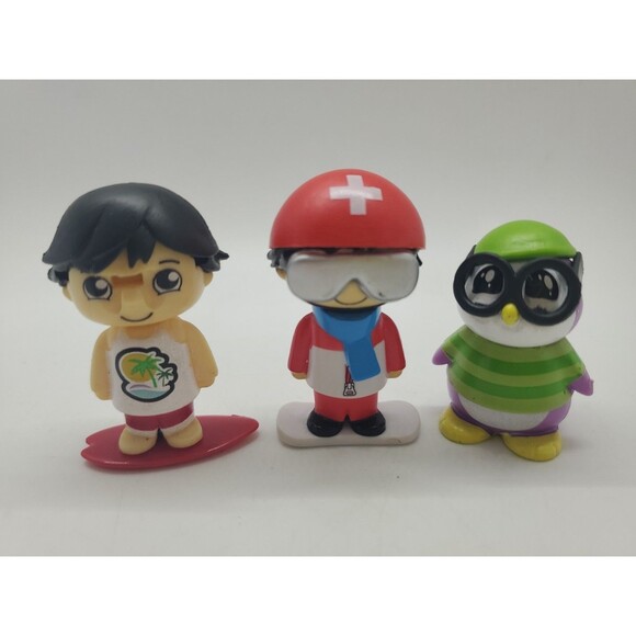 Ryans World 2" Figure Mini Cake Topper set Of 3 - Picture 2 of 8